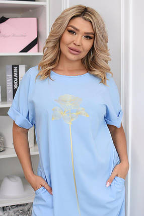 Неймовірна жіноча сукня, тканина "Софт" 52, 54, 56, 62, 64 розмір 52, фото 3