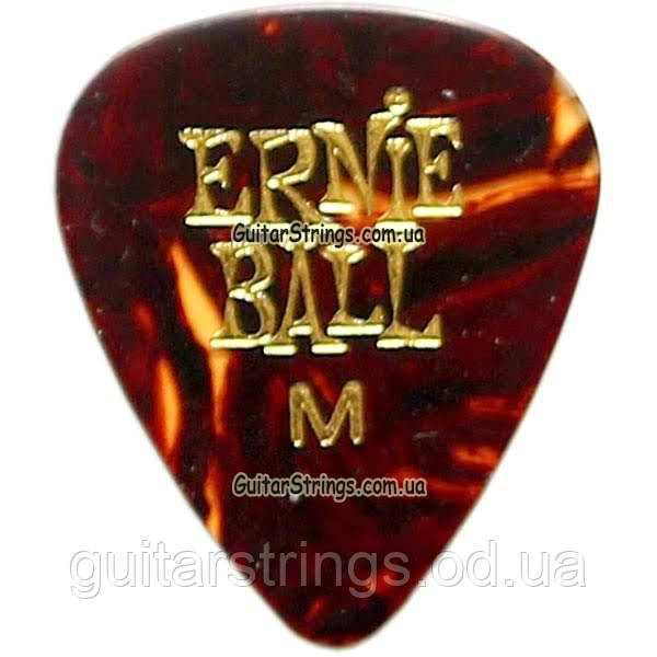Медиатор Ernie Ball 9112 Cellulose Acetate Nitrate Shell Guitar Pick Medium 0.72 mm, фото 1