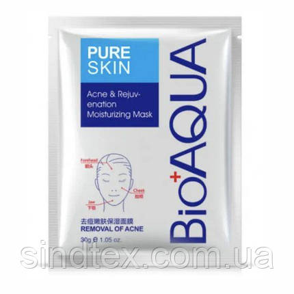 Тканинна маска для проблемної шкіри Bioaqua Anti-Acne, фото 1