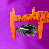 Стрази акрилові пришивні 16х30мм, сірий, фото 4