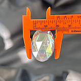 Стрази акрилові пришивні 20х30 мм, хамелеон, фото 4