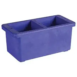 Форма куба 2ФК-100 поліуретанова 100×100×100 мм (двохгнездова) Туреччина