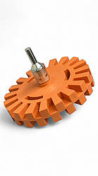 Диск для видалення двостороннього скотча з адаптером (шестерня) 100мм х 20мм