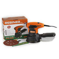 Ексцентрикова шліфмашинка Rebiner ROS-950E 240 Вт, 125 мм, регулювання обертів