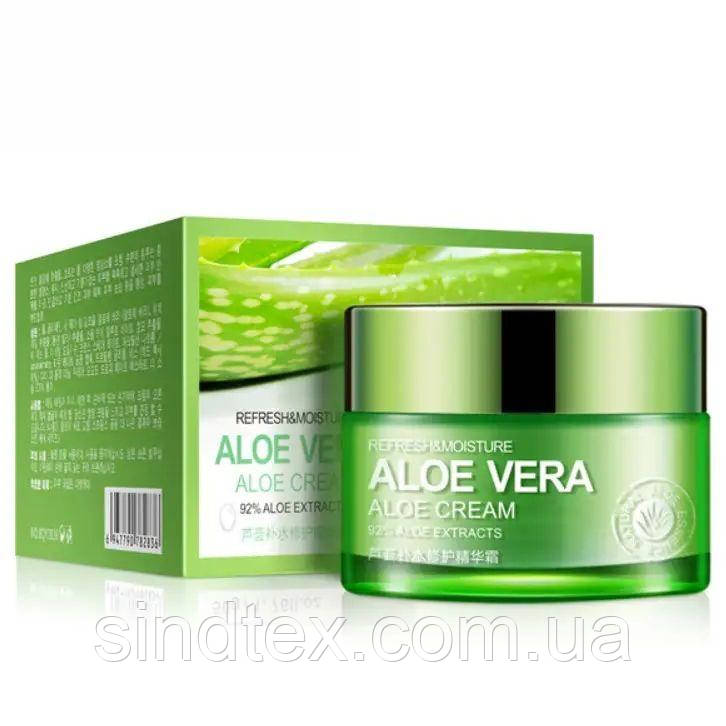 Зволожувальний крем для обличчя BIOAQUA Aloe Vera 92%, 50г