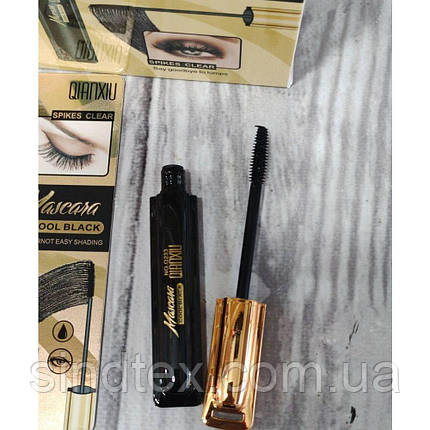 Подовжуюча, водостійка туш для вій Qianxiu із силіконовим пензлем, фото 2