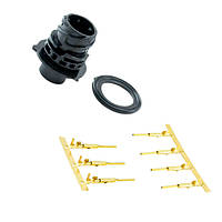 Роз'єм заднього ліхтаря вантажівки круглий 7к папа (ISIKSAN) ISIKSAN