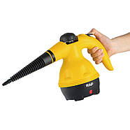 Ручний пароочисник 1000 Вт з баком 350 мл і набором з 6 насадок RAF R.1028, фото 7