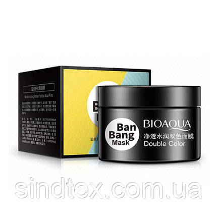 Двофазна маска для обличчя для комбінованої шкіри Bioaqua Ban Bang, 100г, фото 1