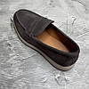 Лофери, туфлі чоловічі коричневі замшеві (натуральна замша) для чоловіків на весну осінь, розміри 40-45, фото 8