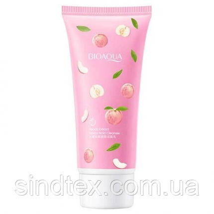 Пінка для вмивання з екстрактом персика BIOAQUA Peach Acid Cleanser, 100мл, фото 1