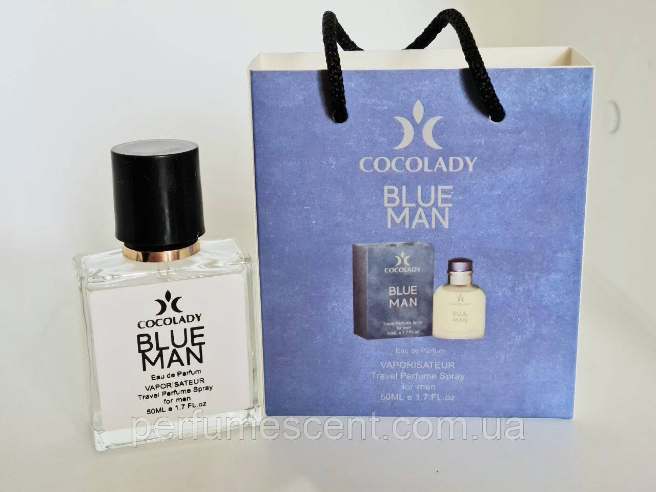 Парфумована вода для чоловіків Cocolady Blue Man 50 мл (аромат схожий на D&G Light Blue Pour Homme), фото 1