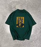 Мужская Футболка Зеленая С Принтом Оверсайз Over Print Nextor Чоловіча Футболка Зелена З Принтом Оверсайз