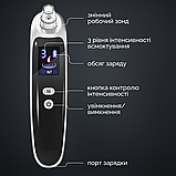Вакуумна чистка обличчя, вакуумний очищувач для обличчя, очищувач пор для обличчя,  Hechpro (IF675), фото 3