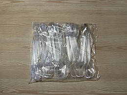 Ложка чайна одноразова прозора, уп.100 шт