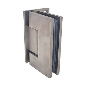 NFU-200-17-01 Петля для скляних дверей скло-стіна 90 градусів, матова