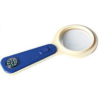 Лупа ручна LJ-009 кругла, підсвітка, 3Х, діам-50 мм