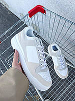 Бежеві шкіряні жіночі кросівки Adidas Forum Bold - демісезонні адідас форум