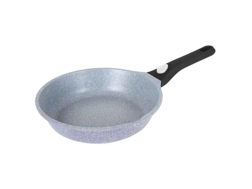 Сковорода 24 см з антипригарним покриттям з`ємна ручка індукційне дно Home Біол 24133Р