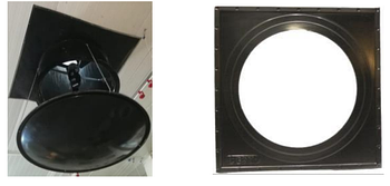 Нижній нащільник Ø820 мм для вентиляційної шахти, обладнання та запчастини для птахівництва