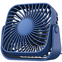 Настільний вентилятор з USB живленням Topk K52 синій