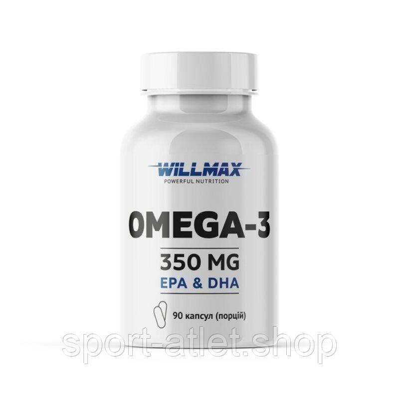 Риб'ячий жир Willmax Omega-3 350 mg, 90 капсул, фото 1