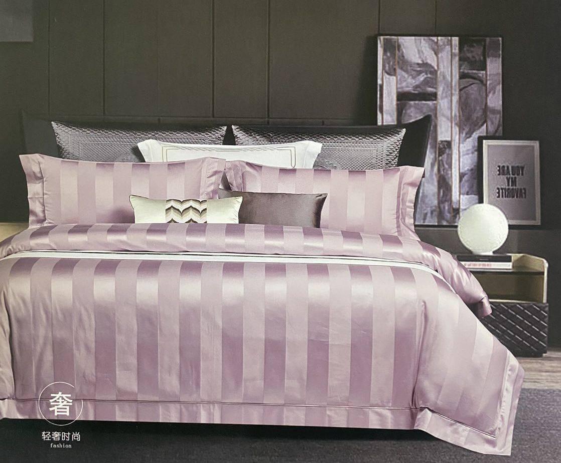 Комплект постільної білизни 200х230 ліловий NORDIC WIND 23682, фото 1