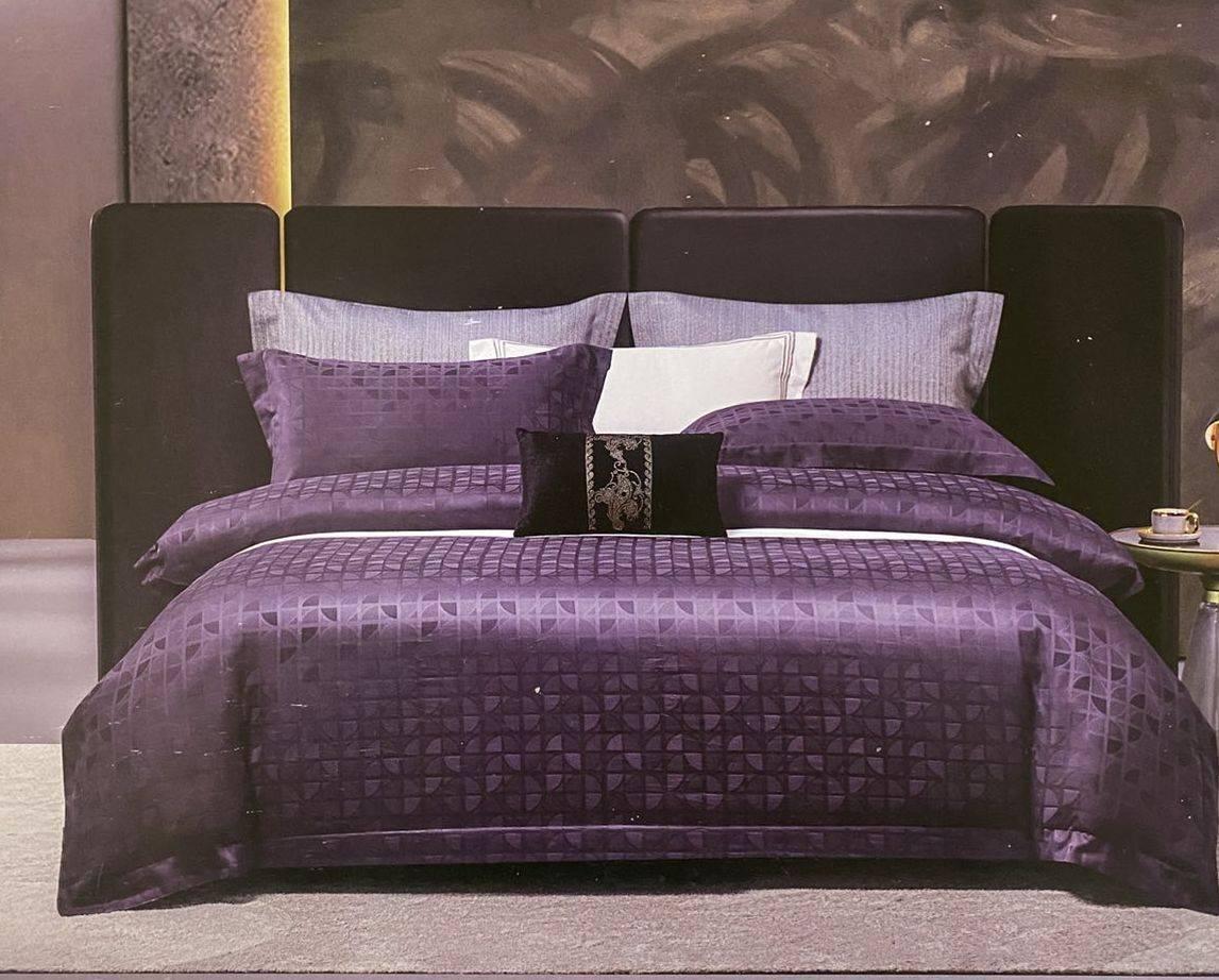 Комплект постільної білизни 200х230 фіолетовий No Brand 23687, фото 1