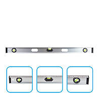 Alloid. Уровень строительный 80см, 3 капсулы 2 ручки