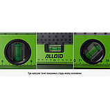 Alloid. Уровень строительный 100см, 3 капсулы, фото 2