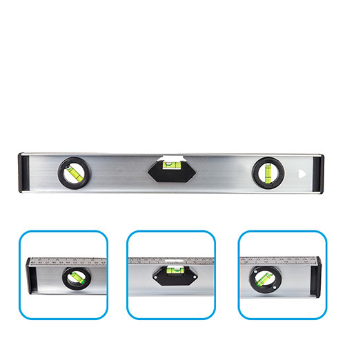 Alloid. Уровень строительный  40см, 3 капсулы, фото 1