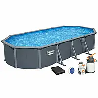Збірний басейн Bestway Hydrium 561CW (732х366х132 см) з пісочним фільтром, сходами та тентом