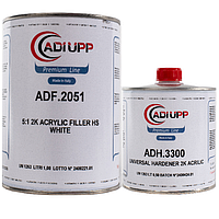ADI UPP Автомобильный Грунт Белый 2K 5+1 ACTYLIC FILLER HS (комплект 1л + 0,2л) Затвержитель