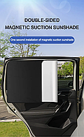 Універсальні автомобільні сонцезахисні шторки (штори) на магніті "Seametal". Магнітні штори. 2 шт