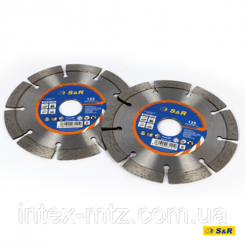 Диски алмазні S&R Meister 125х22.2 мм 2 шт