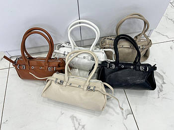 Сумка жіноча крос-боді на блискавці з довгим ремінцем зі штучної шкіри в різних кольорах Janin