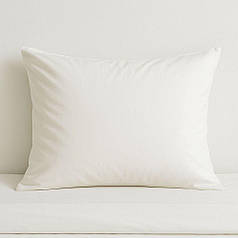 Наволочка IDEIA 50х70 см біла, 100% бавовна, сатин, натуральна тканина