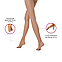 Компресійні колготи медичні 3 клас (бежевий) стандартні Veinax Microtrans, фото 3