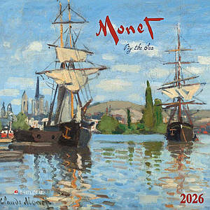Настінний календар 2026 рік. Claude Monet - By the Sea