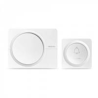 Дзвінок дверний бездротовий на батарейках Ardero E-402 38 мелодій White (SHiz16947)