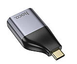 Адаптер Hoco UA33 з Type-C на HDMI, сірий (SH021575), фото 2