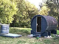 Fassbäder aus Thermowood Production – Natürliche Wellness im Kompaktformat Video