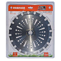 Диск на бензокосу 40Т, 255×25.4 мм побідитові напайки Rebiner