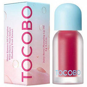 Олія для губ 06 Прозорий ягідно-рожевий Tocobo Juicy Berry Plumping Lip Oil 06 Berry Candy 4 г