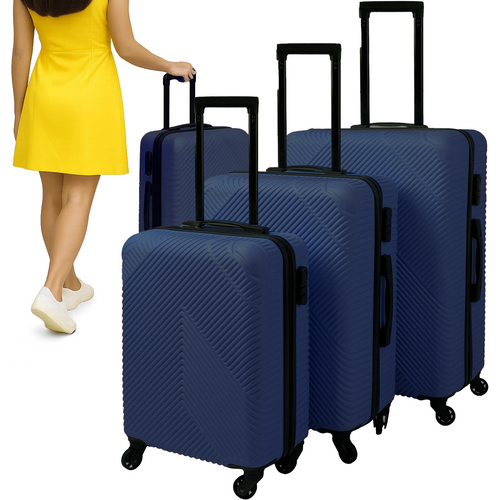 Сірий комплект валіз TRIZAND