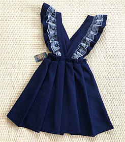 Сарафан шкільний синій для дівчинки