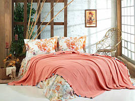 Літнє бавовняне піке з помпонами Dantela Home