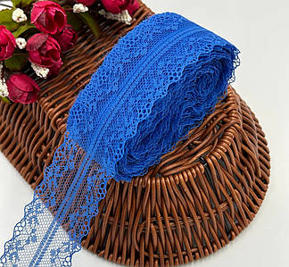 Мереживо "Адель" / Ширина - 4 см / Рулон - 10 метрів / Електрик