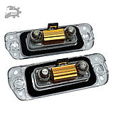 Лед ліхтар підсвічування номерного знака ML Мерседес A1638200066 A1638200756, фото 2