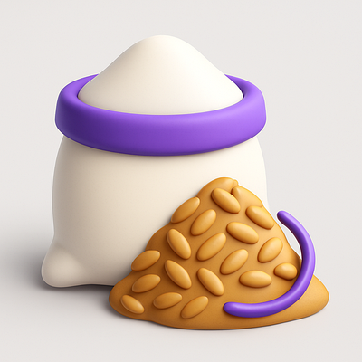 Борошно та висівки